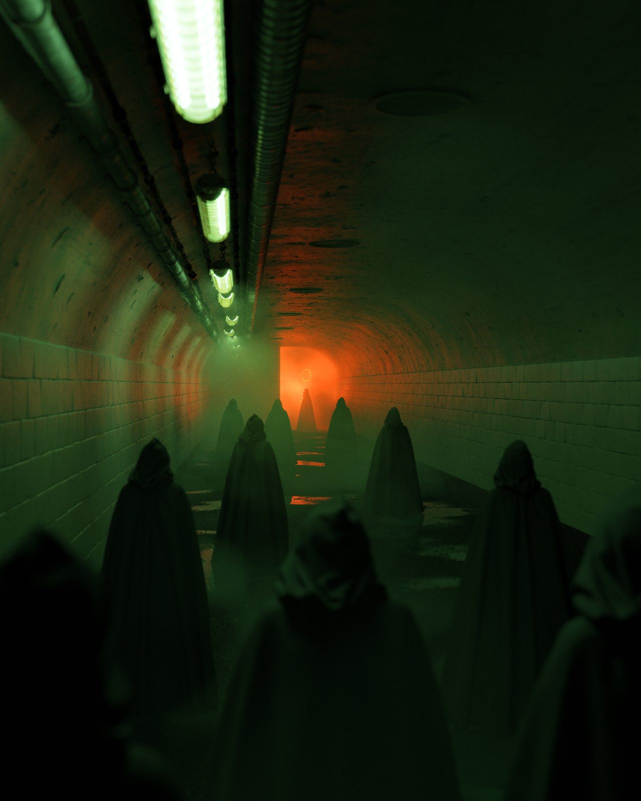 Out of One, 3D digital art by Aaron Nace